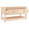 Vidaxl Stolik Kawowy, 102X49X55 Cm, Lite Drewno Sosnowe