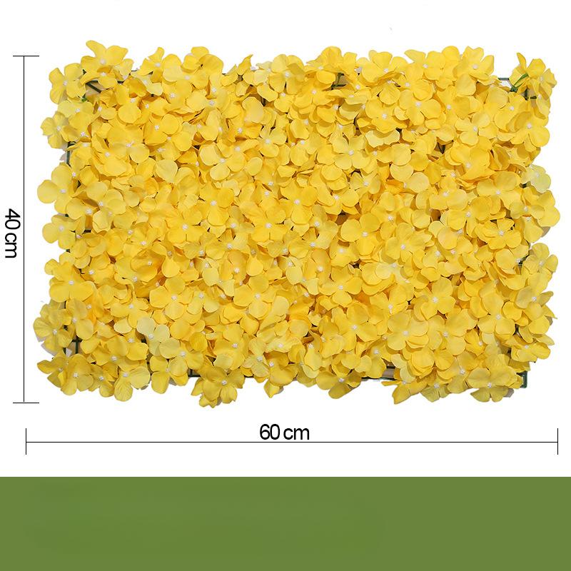 Simulated Wedding Flowers Row Wedding Road Lead Artificial Hydrangea Simulated Plant Wall False Flower Background Wall Landscape Decoration