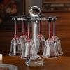 Handun Vertical Stripe Wine Goblet Set with Rack