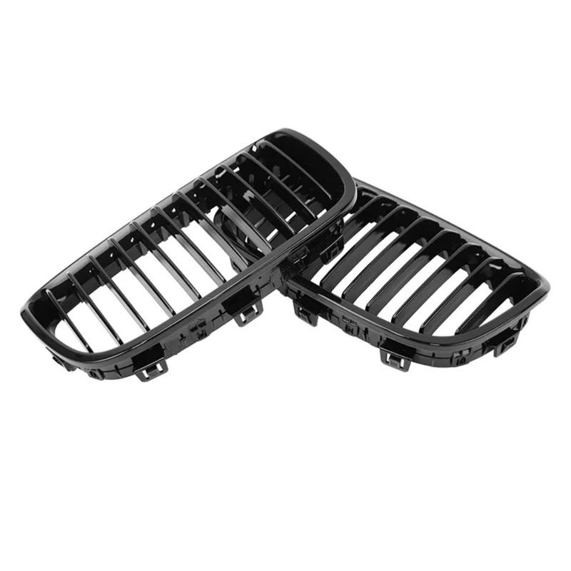 For BMW 1 Series F20 F21 116i 118i Grille Car Front Grill Kidney Grilles Gloss Black Racing Grill 2011-2014 Accessories