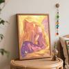Disney oil painting kit painting art fairy princess bedroom wall decoration handmade diy gift
