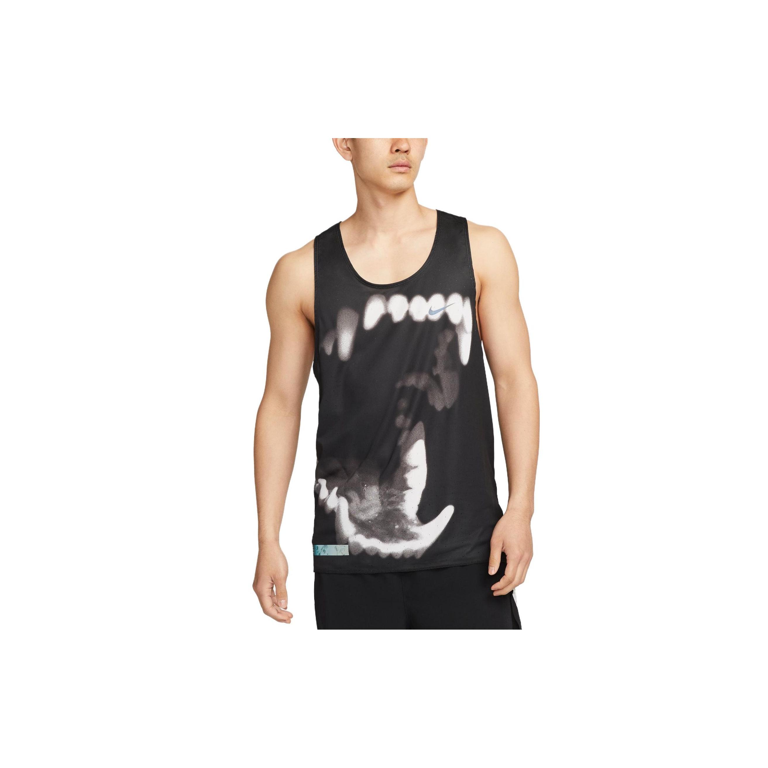 Мужская майка для бега Nike Черная DX0846-010 XXL