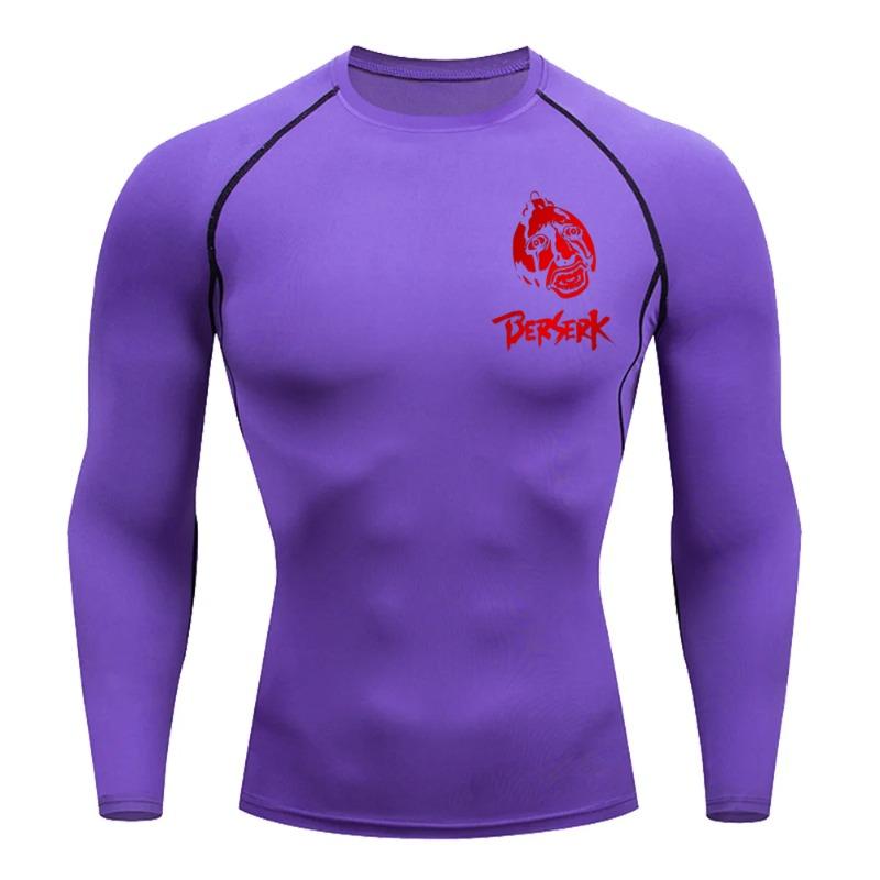 Guts Griffith Graphic Compression Shirts Men Gym Workout Running Tshirt Summer Athletic Quick Tees Tops Short Sleeve Rash Guard