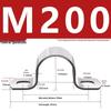 Galvanized U-Shaped Saddle Clamp for Pipes and Hoses