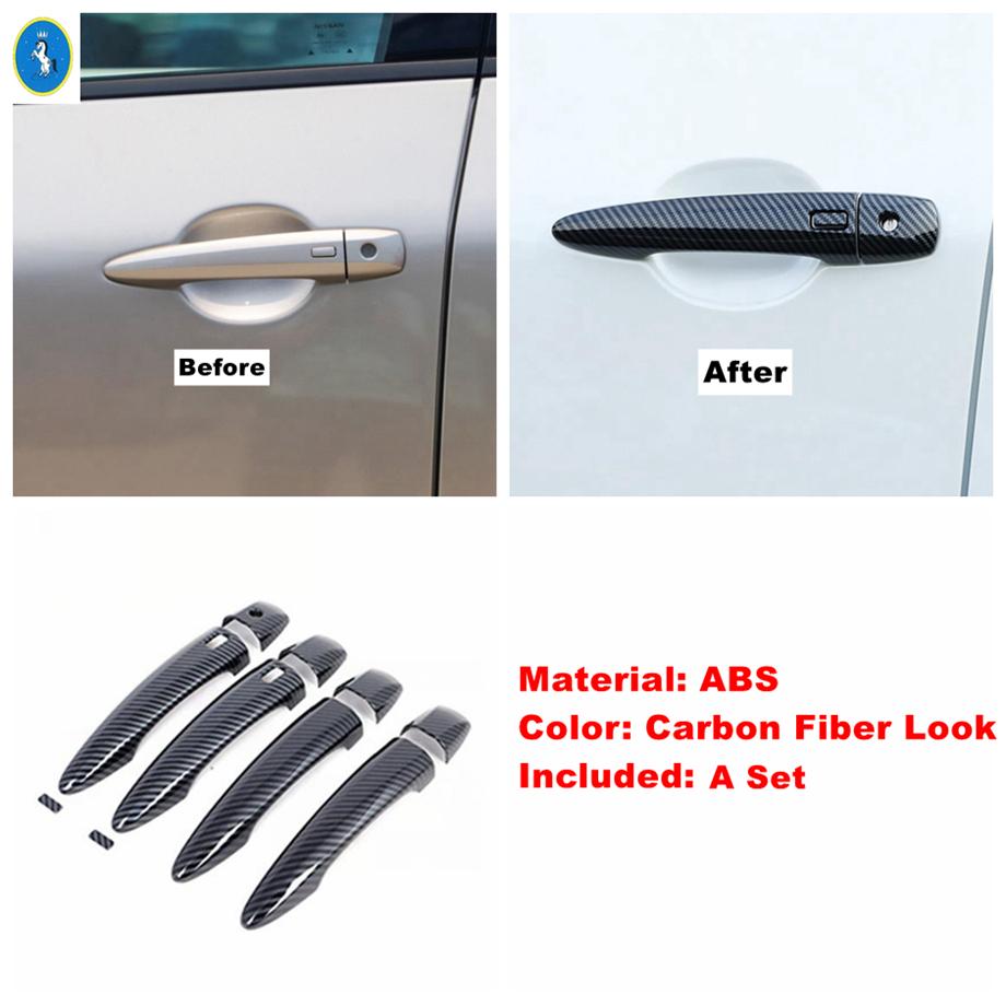 ABS Car Outside Door Pull Doorknob Handle Decor Cap Cover Trim For Nissan Qashqai J12 2024 Exterior Parts Accessories