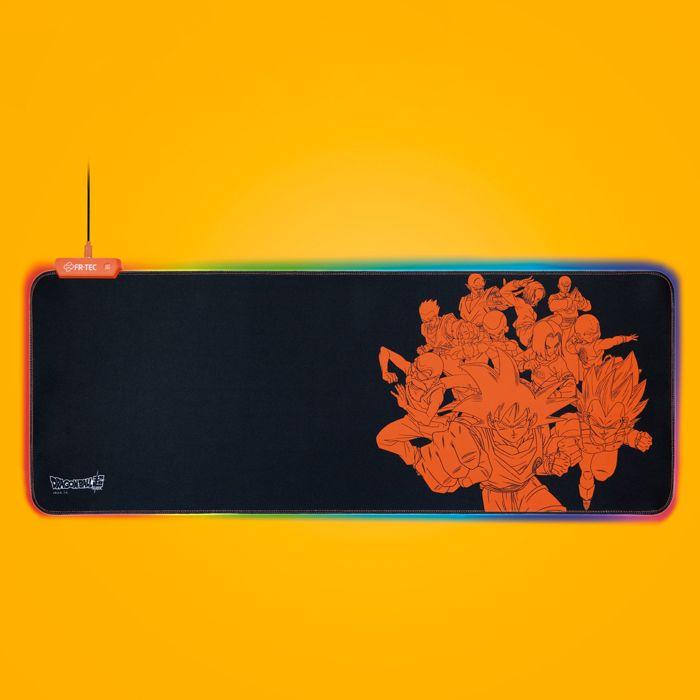 Tapis de souris gaming XL - FRTEC - Dragon Ball Super - RGB - Antidérapant - Plug and Play