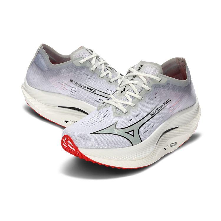 Mizuno Wave Rebellion Pro 2 Comfortable Racing Low-Top Running Shoes Unisex Running Shoes White U1GD241701