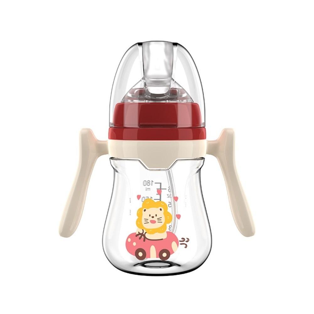 180ML/240ML Babyflasche Tragbare Silikon-Trinkhalmflasche Hochwertiger Trinkbecher Baby-Fütterungszubehör