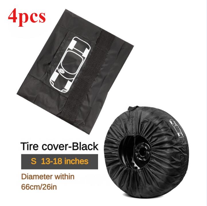 

Универсальный чехол для запасного колеса Чехол для хранения шин автомобиля из полиэстера Сумки для хранения автомобильных шин Аксессуары для автомобильных шин Защитное покрытие для колес автомобиля