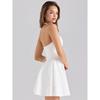 Love Xia Baizhi House Same Gentle Girl First Love High Sense Slim White Dress Pure Desire Sexy Hanging Neck Dress