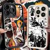 Phone Case for iPhone 17 Air 16E 15 16 Pro Max Bleach Anime Ichigo Kenpachi Cover 14 Plus 13 12 Mini Soft Shell Silicone Fundas
