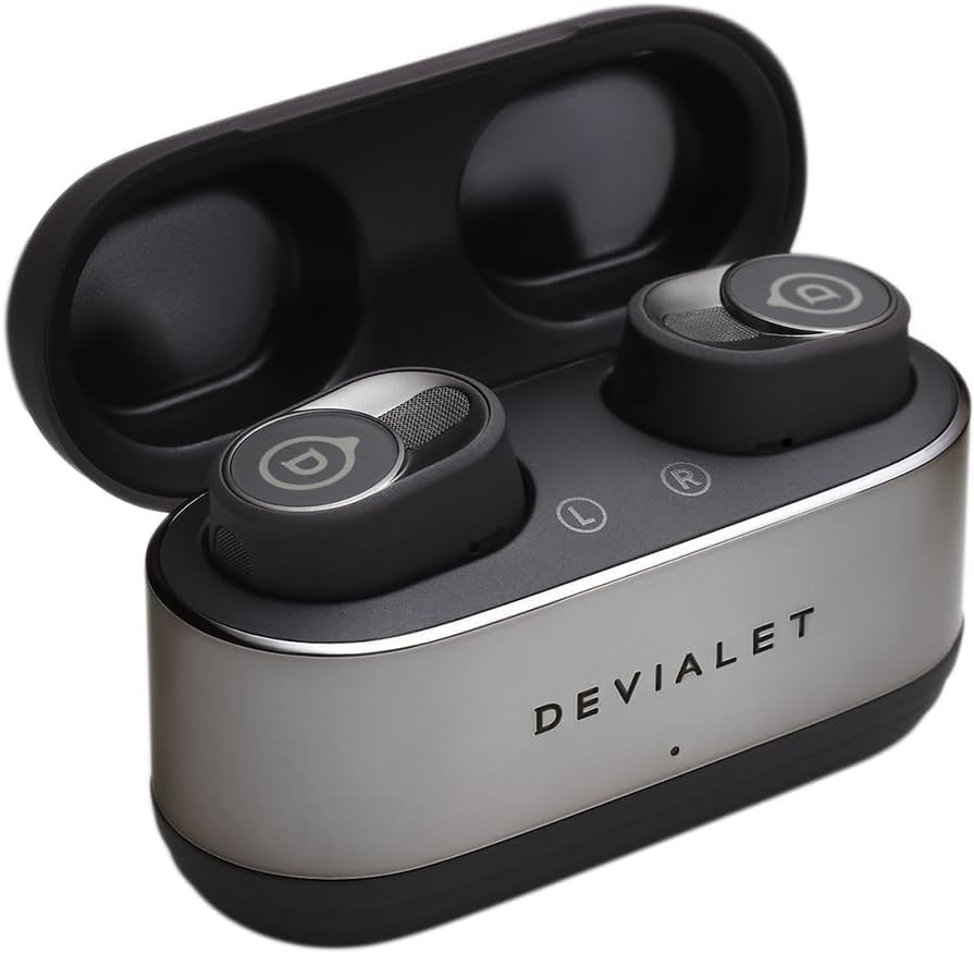 Devialet Gemini II Earphones with Warranty Up to 40dB ANC 10mm Drivers Up to 22 Hours of Life Adaptive Noise Cancellation and Transparency Mode 2-Year