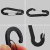 Lix&Rix Curl Cord Spiral Cord Double Hook S Shape Carabiner