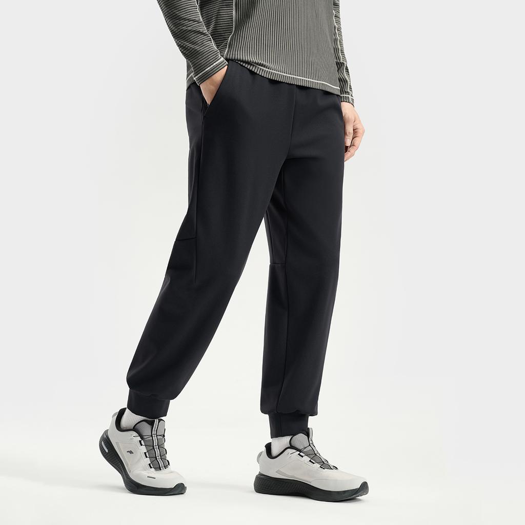 FILA Fitness Series Simple Versatile Comfortable Loose Fit Jogger Pants Men Bottoms Deep-Black A11M541615FBK