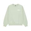 Sweatshirts Women's Green Crew Neck Moderate WT53516-GAS