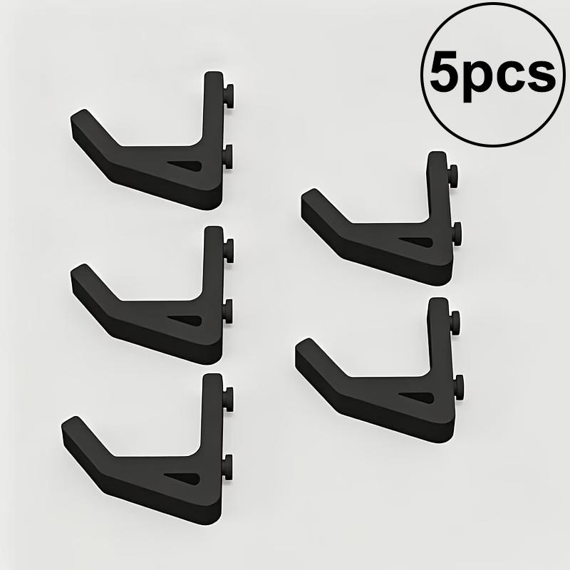 5 Stück Robuste Universale Regalhaken für Racks mit 10,3 mm Öffnung, Lagerung mit Abstand, Wandmontierte Regale, Garagenhaken