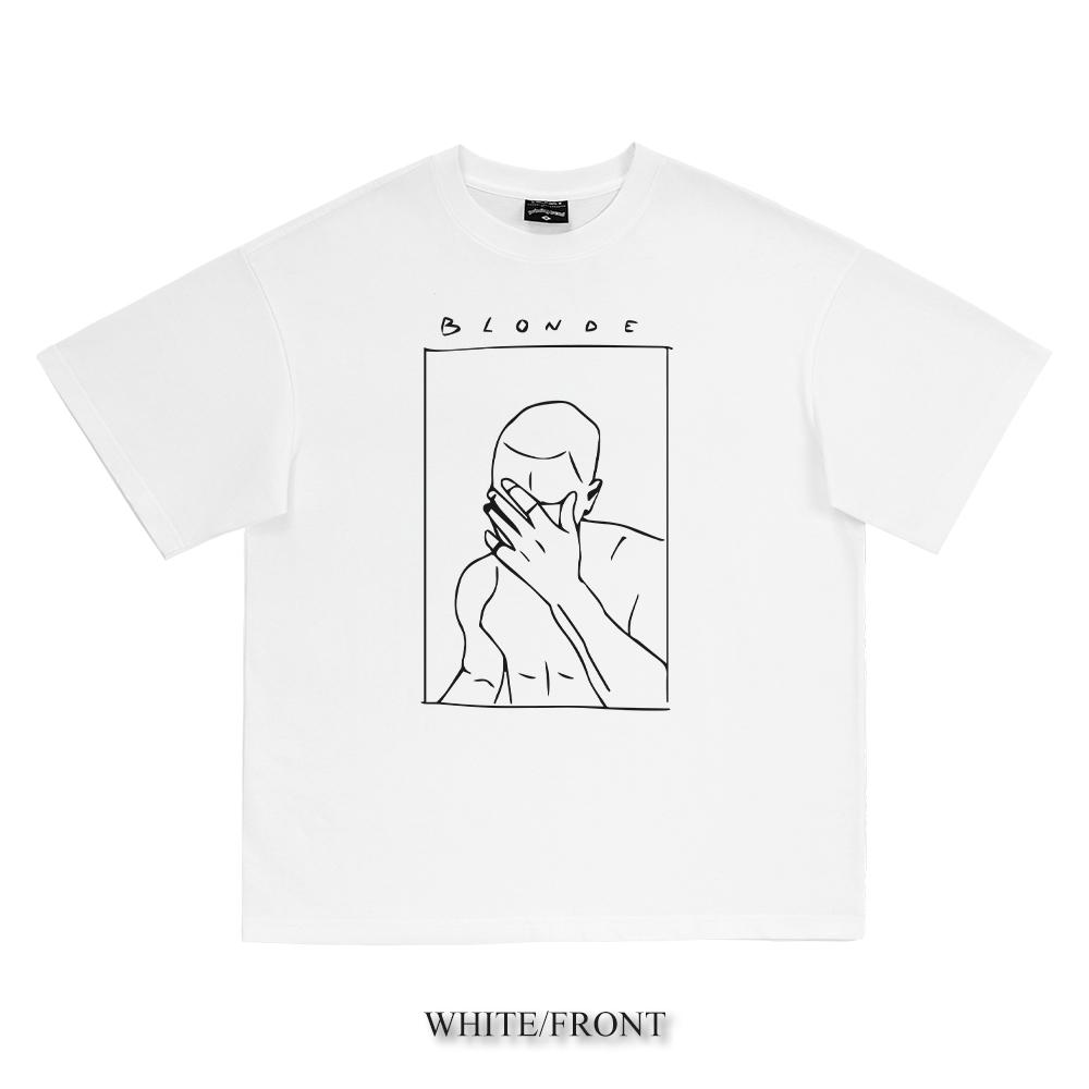 Summer Men's Frank Ocean Rapper Hip Hop Printed High Street Round Neck T-shirt Made of Pure Cotton High Quality Short Sleeve