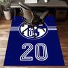 1 ud. Equipo de Fútbol (48) Alfombra de área con diseño impreso para dormitorio, sala de estar, decoración del hogar, alfombras, tapete, tapete antideslizante, alfombra para mesita de noche