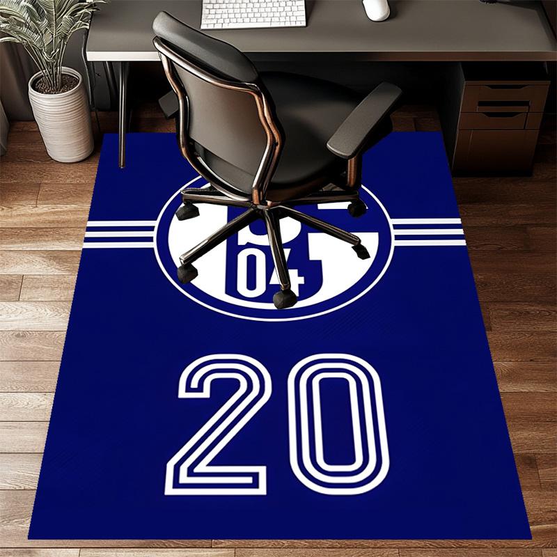 1 ud. Equipo de Fútbol (48) Alfombra de área con diseño impreso para dormitorio, sala de estar, decoración del hogar, alfombras, tapete, tapete antideslizante, alfombra para mesita de noche