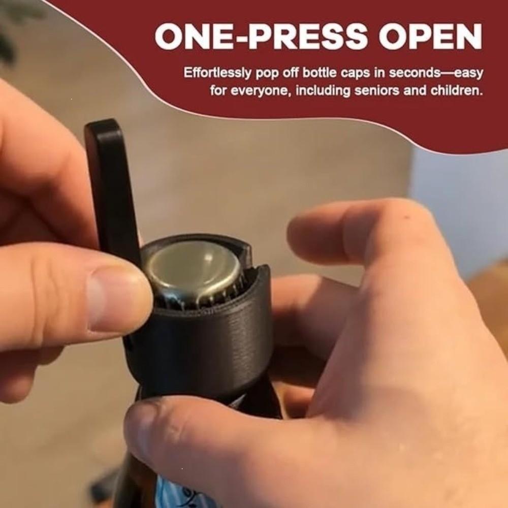 3D Printed Lever Beer Bottle Opener Portable Jar Remover Bottle Cap Launcher  Outdoor