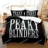 3D Print Peaky TV Blinders Bedding Set Boys Girls Twin Queen King Size Duvet Cover Pillowcase Bed Boys Adult Home Textileextile