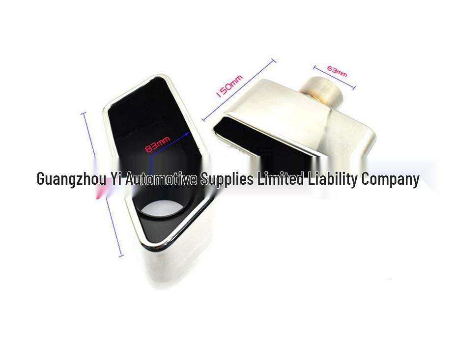 BMW 5 Series Square Exhaust Tailpipe Stainless Steel Muffler Upgrade