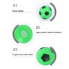 Green Football Dog Chew Toy Bite Resistant Soccer Squeaky Ball Pet Interactive Toy Small Medium Large Dogs Teething Cleaning Toy