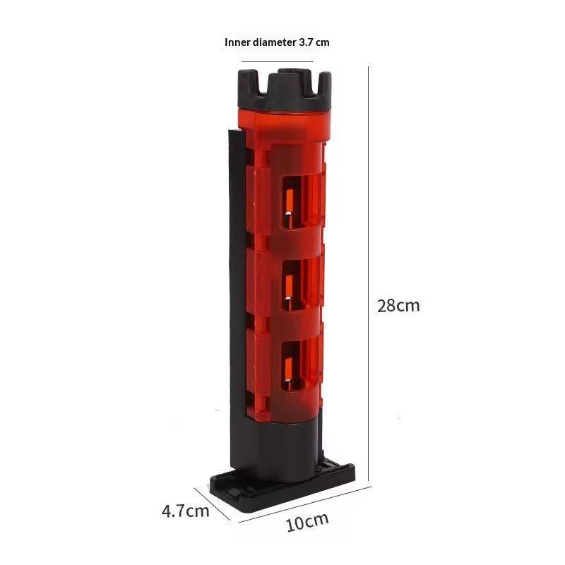 Plastic Fishing Barrel Bottle Holder Fishing Rod Holder Barrel Rack Basket Outdoor Fishing Box Pole Water Carrier Accessories