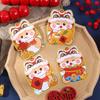4pcs Laser Chinese New Year Red Pocket Cartoon Good Lucky Red Packets  Lunar New Year Gifts