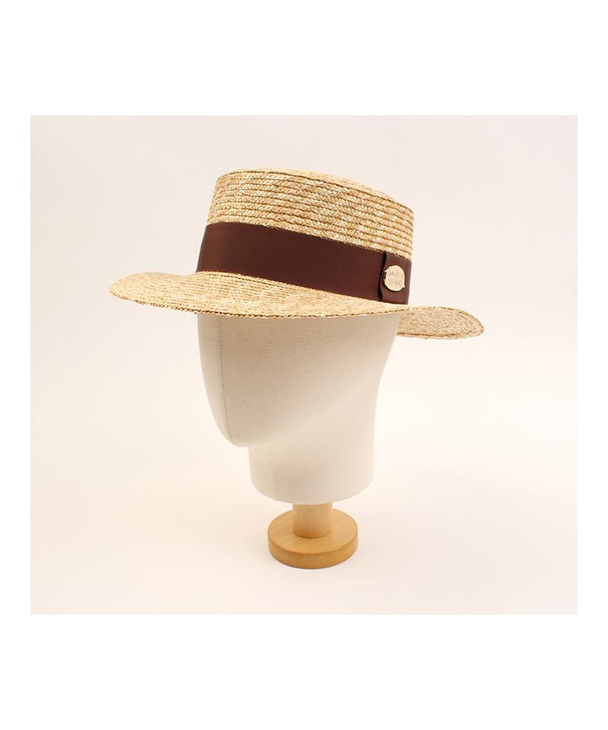 Yunibeosyeolkemiseuteuli Kangkang Brown Line Panama Hat