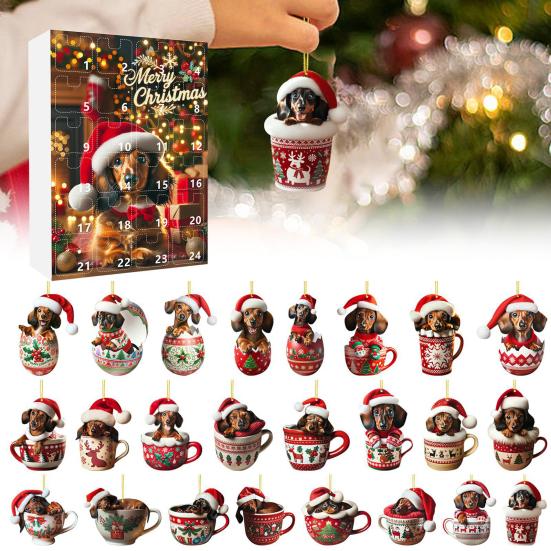 Adventskalender 2025 24 dager Jule-nedtellingskalender med morsom