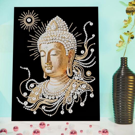 DIY Sada pro malování perličkami 3D plastová sada pro perličkové umění a řemesla Květinové a rybí vzory Perličkový umělecký projekt pro začátečníky i dospělé Domácí dekorace Slavnostní dárek