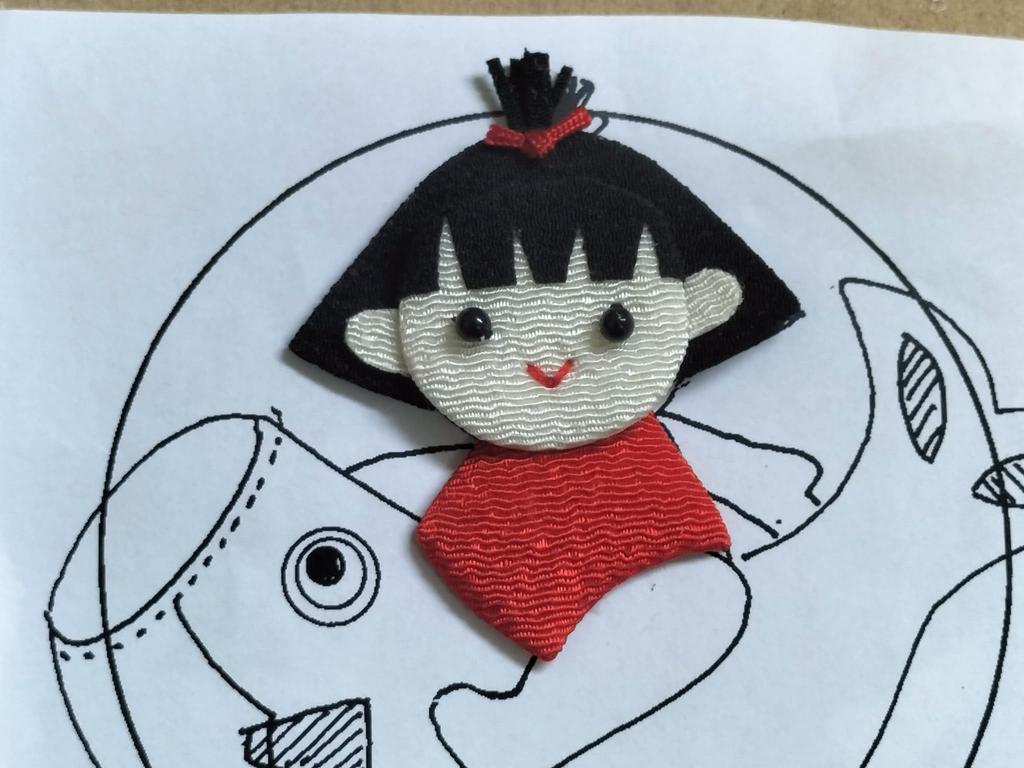Chirimen Craft Kit Day Pukupuku Wreath - Children's
