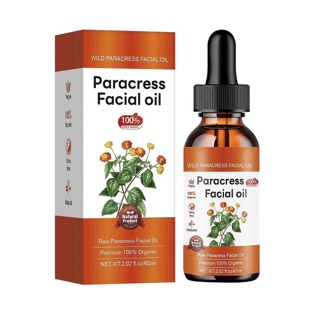Paracress Facial Oil, Paracress Facial Organic Serum,Firm and Anti-Wrinkle Paracress Oil For Face, Smooth Fine Lines And Wrinkles
