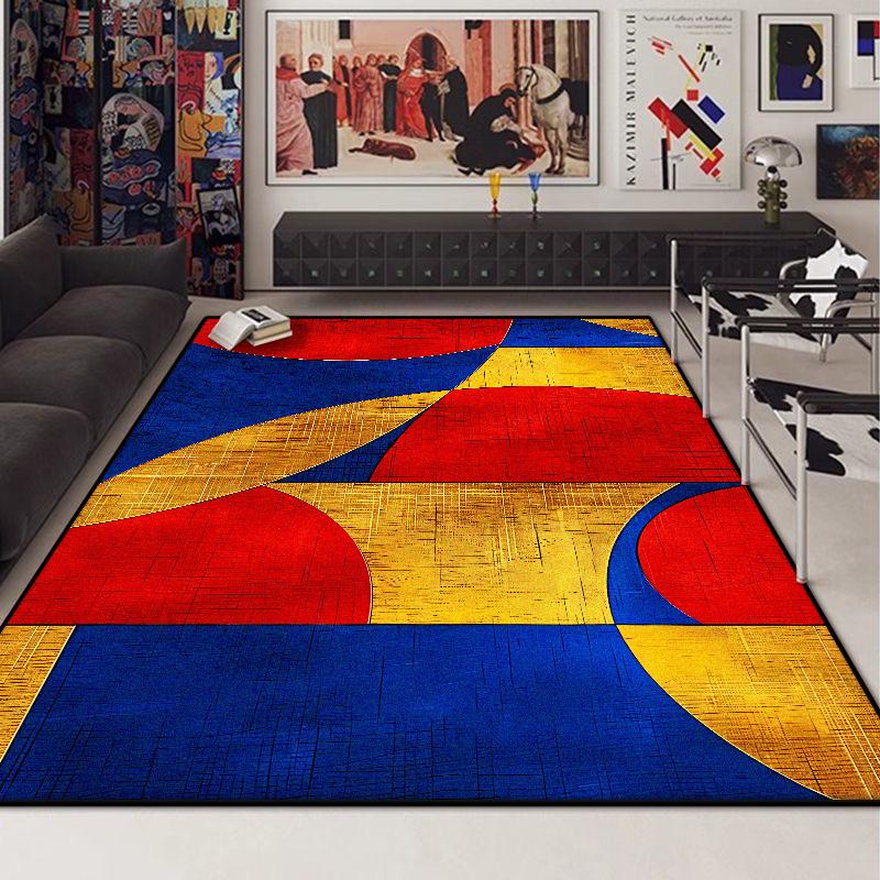 INS Nordic Geometric Large Carpets for Living Room Home Abstract Decoration Lounge Rugs Sofa Area Cloakroom Anti-skid Floor Mats