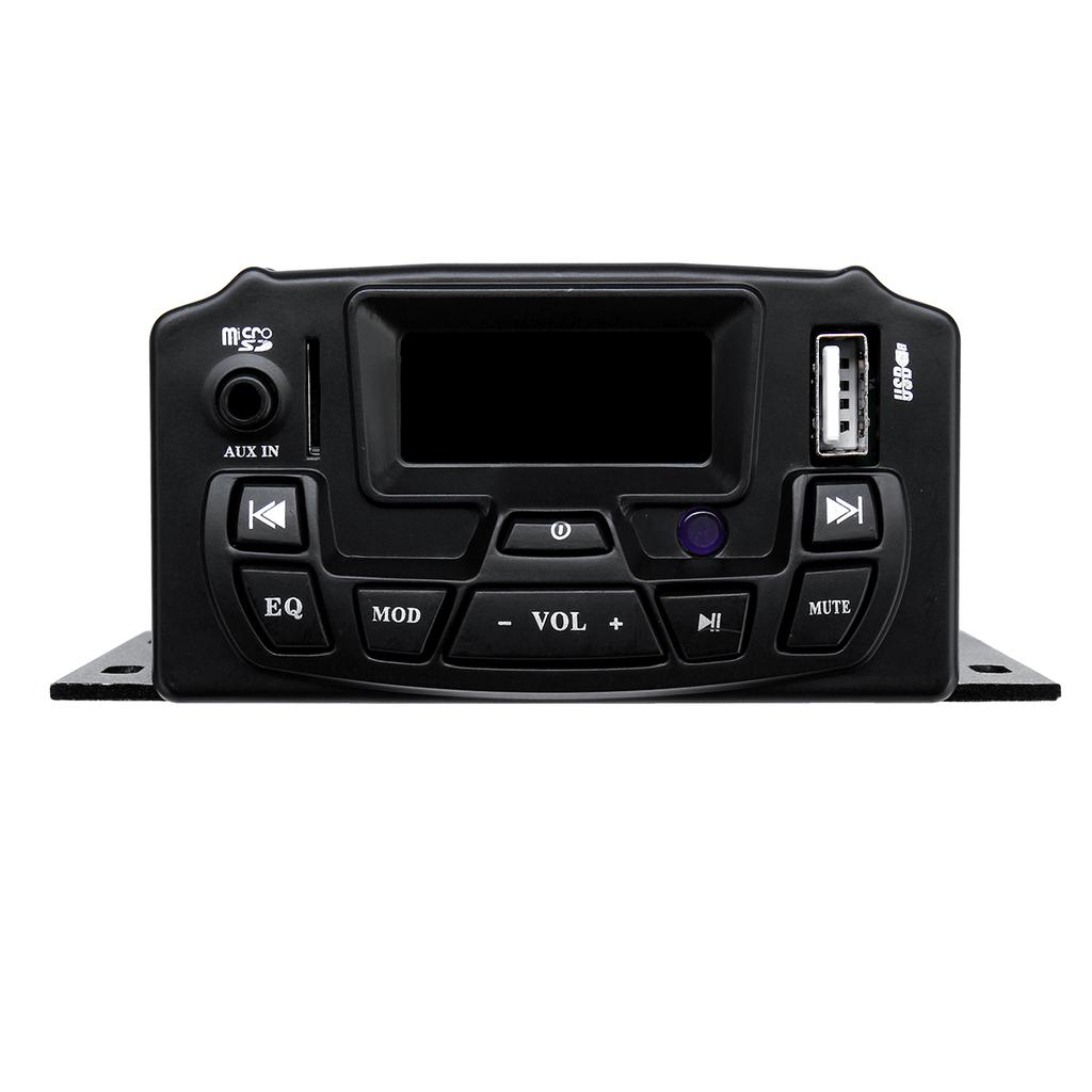 4x25W Speakers bluetooth Motorcycle Amplifier System MP3 USB TIF w//Remote US