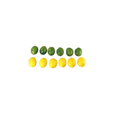 6/10PCS Party Lifelike Home Kitchen Decoration Artificial Lemon Fake Fruit Simulation