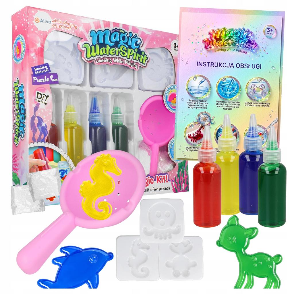 [PACZA] Creative set for children Magic Water Gel + Molds Z3420R