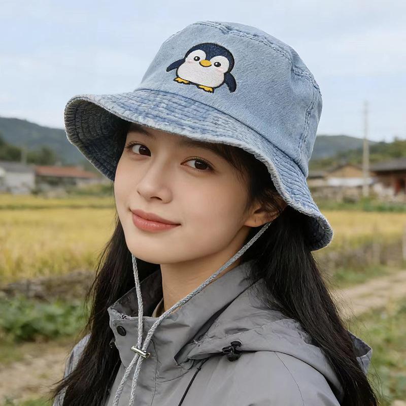 

Bucket hat spring and summer climbing sun protection sun hat Korean version wide brim versatile face small camping mountaineering hat M（56-58cm）