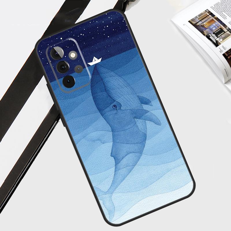 ocean waves sailboat Case For Samsung Galaxy A12 A22 A32 A52 A56 A36 A26 A16 A06 A54 A34 A14 A13 A53 A15 A35 A55