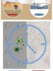 Washable Anti-Slip Bathroom Mat - Dirt-Resistant, Easy-Clean, Hollow Design Foot Pad