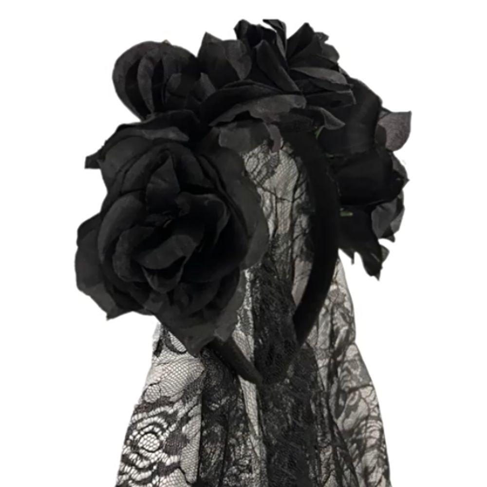 Decoration Supplies Halloween Simulation Flower Headband  Stage Performance