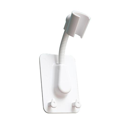 360 Degrees Rotatable Double Hook Punch-free Wall-Mount Shower Spray Head Holder