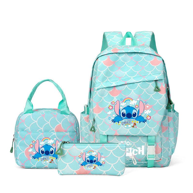TS JYL laptop bag,Stitch Backpack Lightweight Large School Bag For Grade 1-6 Students
