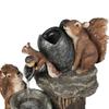 Rață și Veveriță Simulare Animal Apă Curgătoare Ornamente Reale pentru Grădină și Curte Decorațiuni Solare