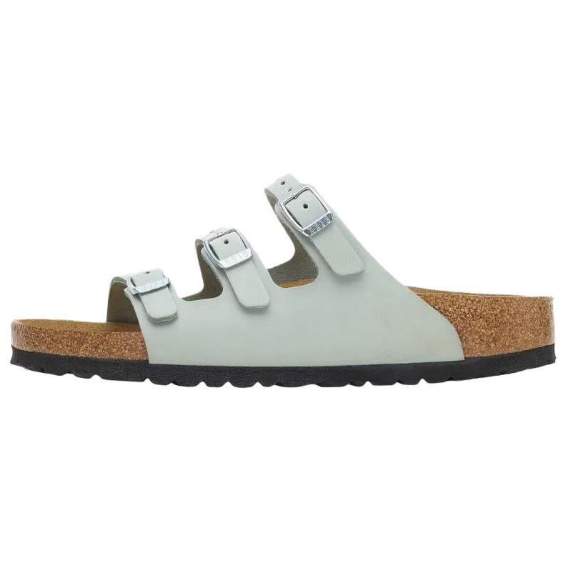Birkenstock Florida Slide Slippers Womens Light Cyan Narrow 1030319 36