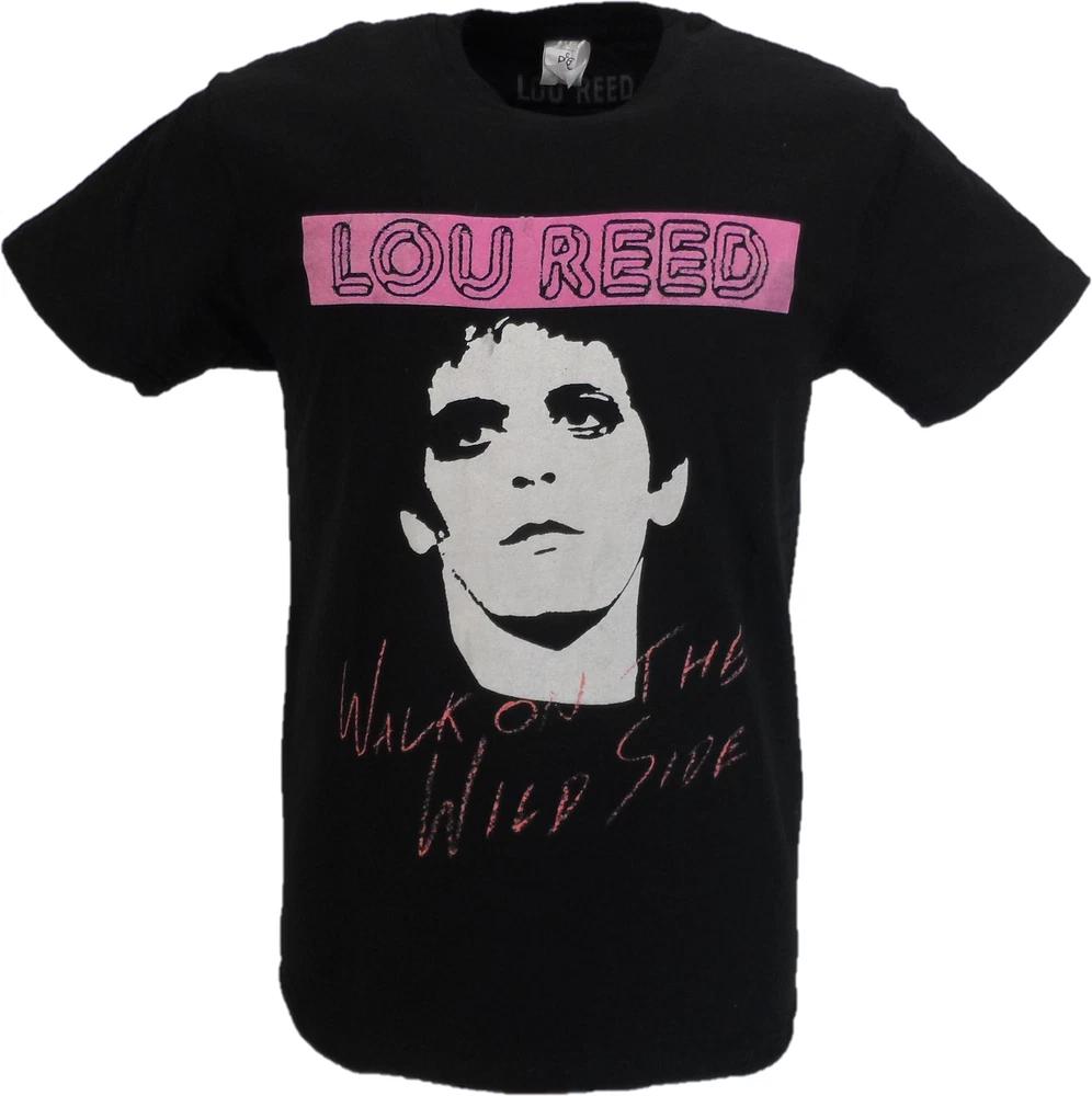 Unisexs Black Official Lou Reed Walk On The Wildside T Shirt S