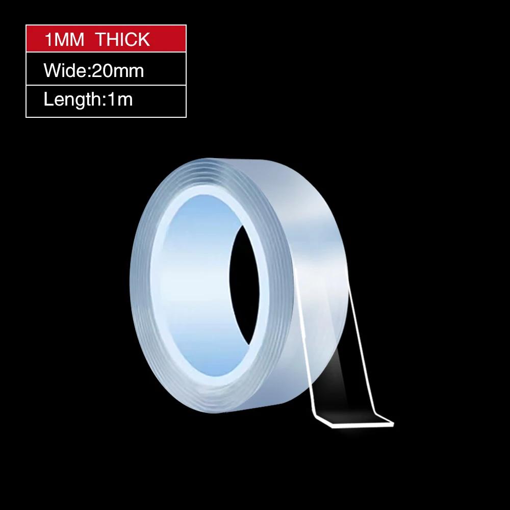 

Автомобильная водонепроницаемая прозрачная лента Нано двухсторонняя лента Сильная клейкая полоса Фиксированная Бесследная Многоразовая Декоративная наклейка Инструмент