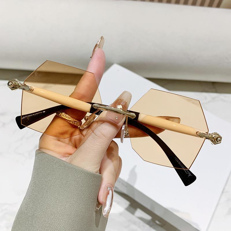 Geometric Polygon Sunglasses For Men With Uv400 Protection Stylish Outdoor Fashion Accessory