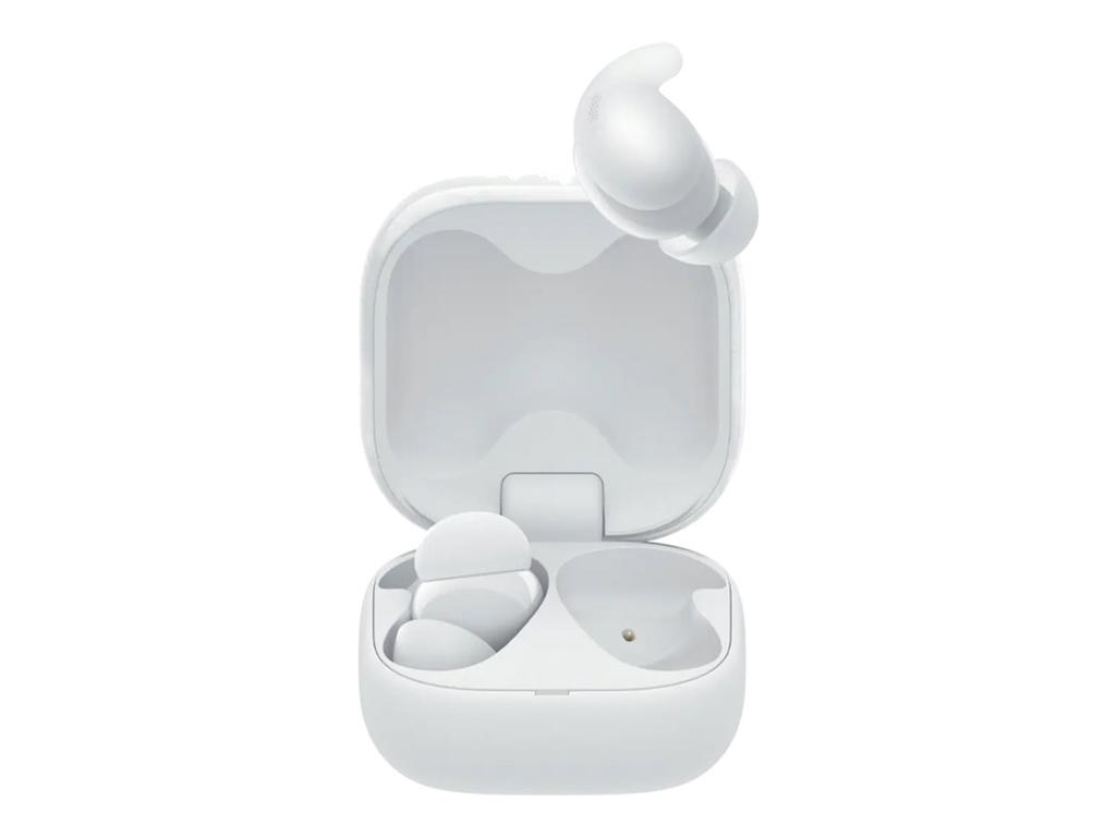 Sony WF-LS910N LinkBuds Fit Wireless Noise Cancelling Headphones, White | Sony